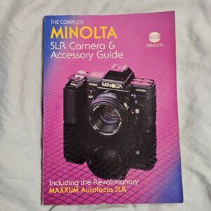 Complete Minolta Single Lens Reflex Camera and Accessory Guide Minolta Paperback